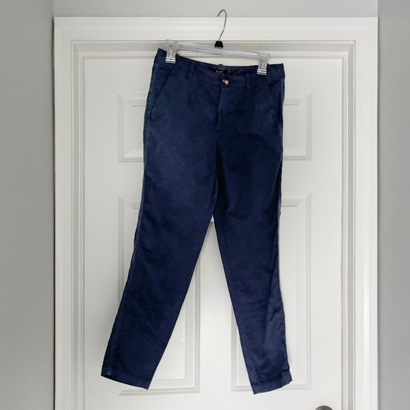 QUINCE Navy Organic Stretch Cotton Twill Girlfriend Chino Pants NWT size 26 - Picture 7 of 14